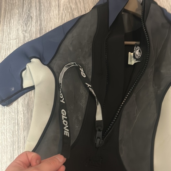 pro 3 body glove surfer multi-purpose spring shorty wetsuit blue gray black - Picture 12 of 16